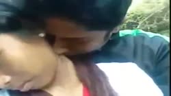 Desi Indian Girl Blowjob Her BF Outdoor