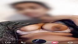 Paki Wanking over Bengali boobs and cumming on Snapchat