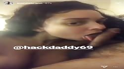 IG thot baddiebrann hacked exposed sucking dick