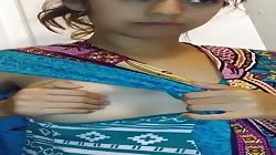 Young desi girl lactating her boobs